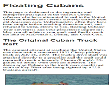 Tablet Screenshot of floatingcubans.com